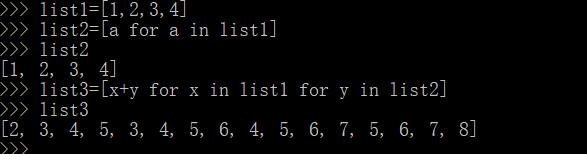 for循环给列表赋值的简单写法 for循环给列表赋值的简单写法
