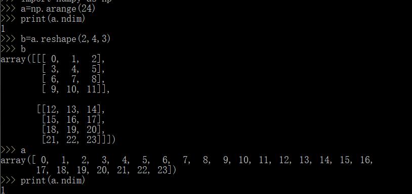 ndarray.ndim ndarray.ndim