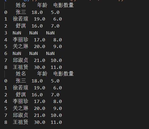 pandas 删掉空行的三种方法介绍