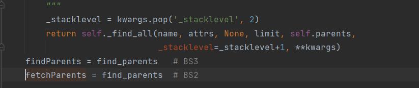 Python BeautifulSoup如何获取当前元素的父元素