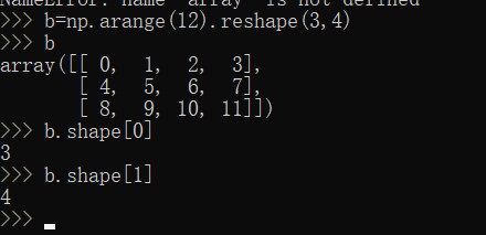 np.shape的用法详解